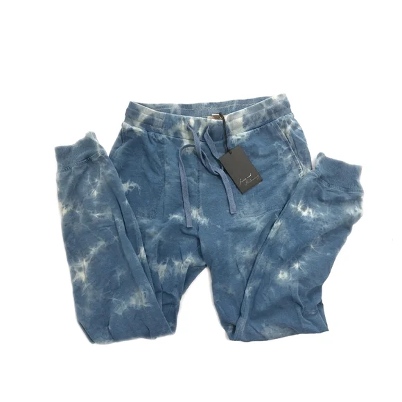 NWT Womens Athleisure Blue 2 Pc Tie Dye Joggers & Sold Color Sweatshirt Sz SML - Picture 2 of 10